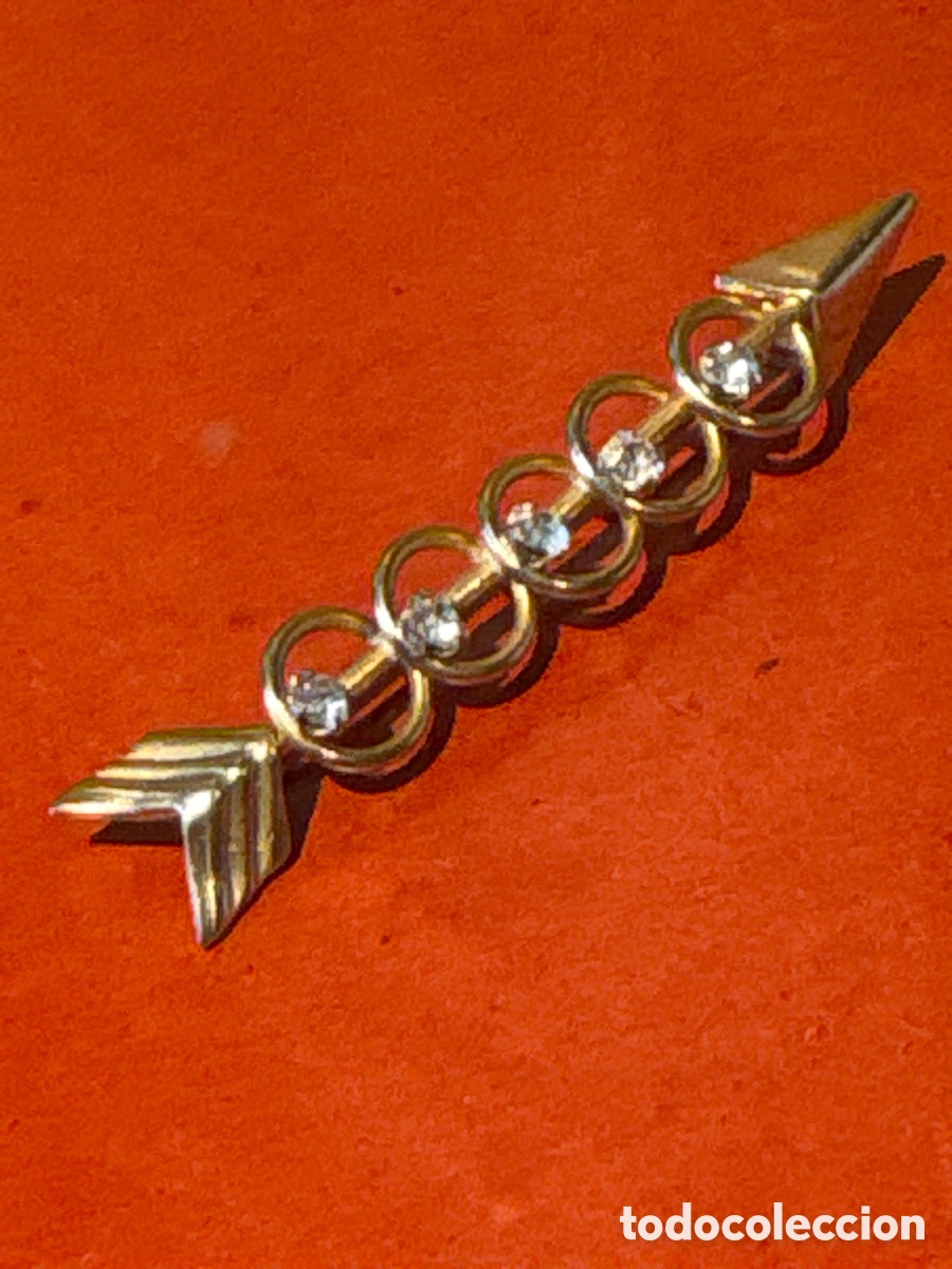 Joyeria: Aguja de solapa flecha de lat&oacute;n - Foto 1