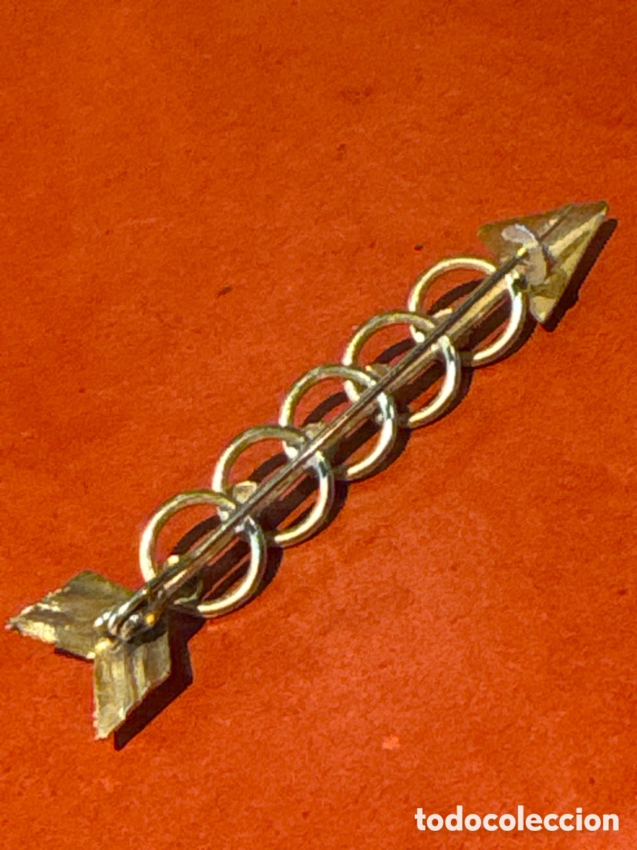 Joyeria: Aguja de solapa flecha de lat&oacute;n - Foto 2