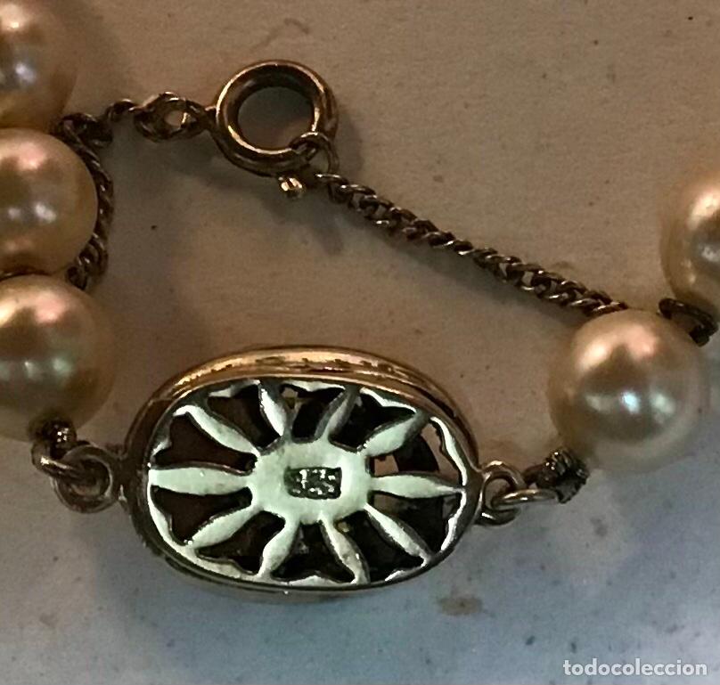 Joyeria: COLLAR DE PERLAS y PLATA CHAPADA - Foto 2