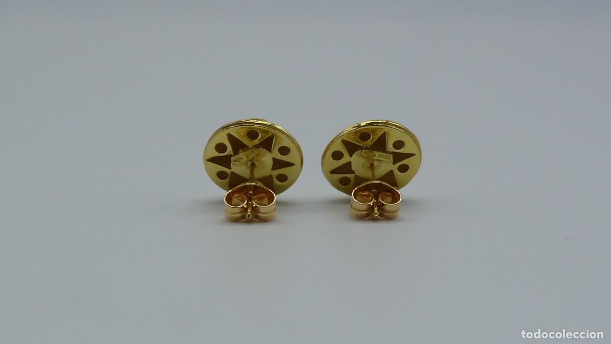 Joyeria: PENDIENTES BOTON EN ORO DE 18 KLTS.(750MM) - Foto 7