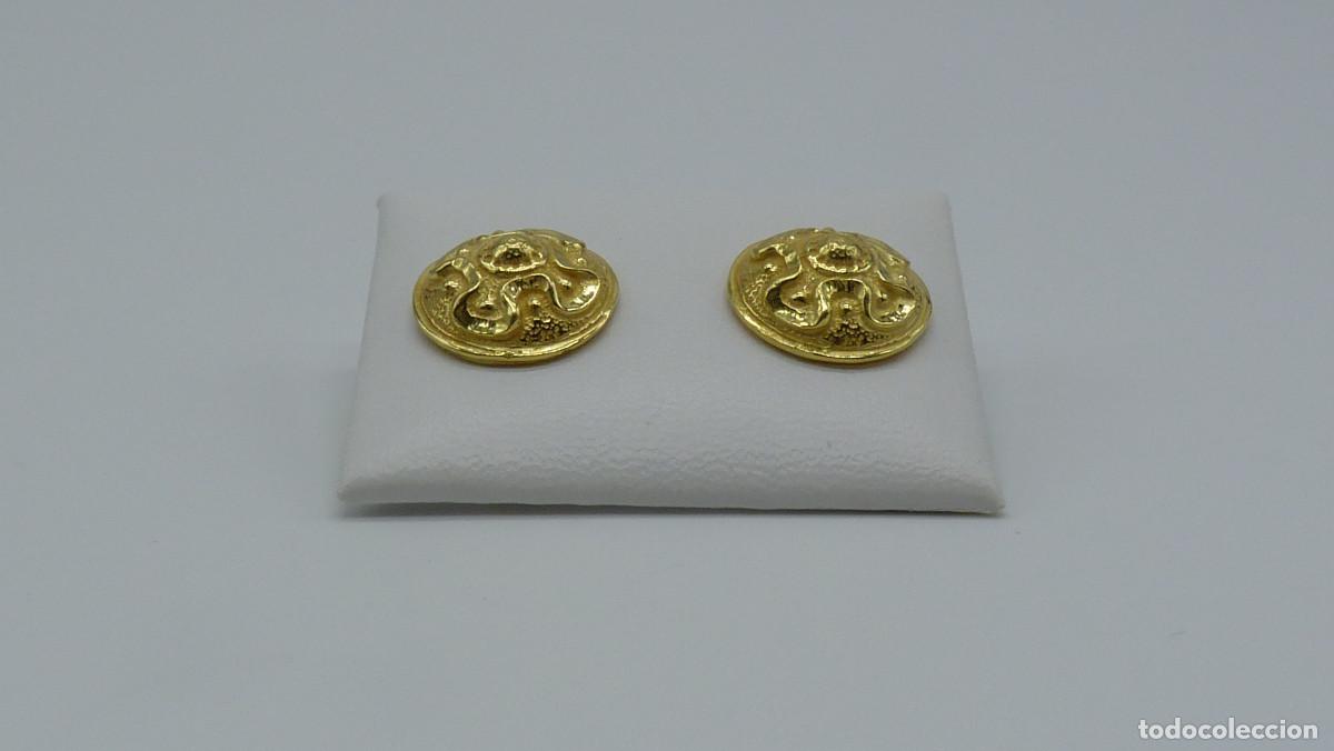 Joyeria: PENDIENTES BOTON EN ORO DE 18 KLTS.(750MM) - Foto 10