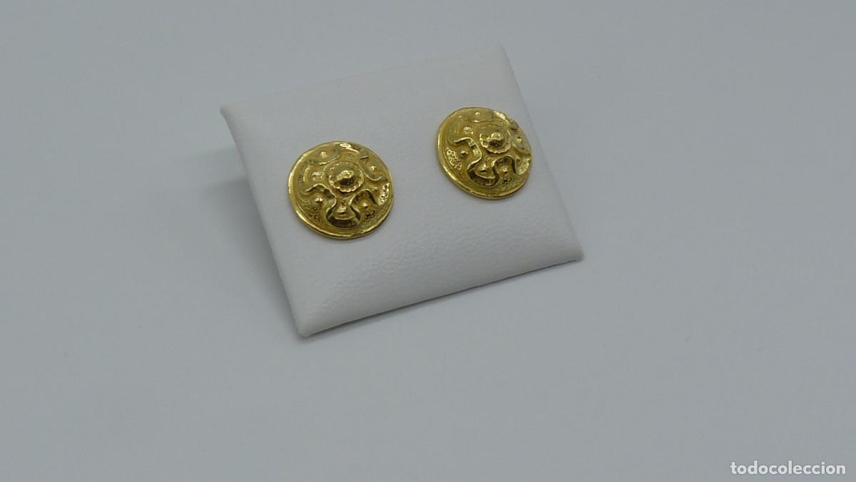 Joyeria: PENDIENTES BOTON EN ORO DE 18 KLTS.(750MM) - Foto 12