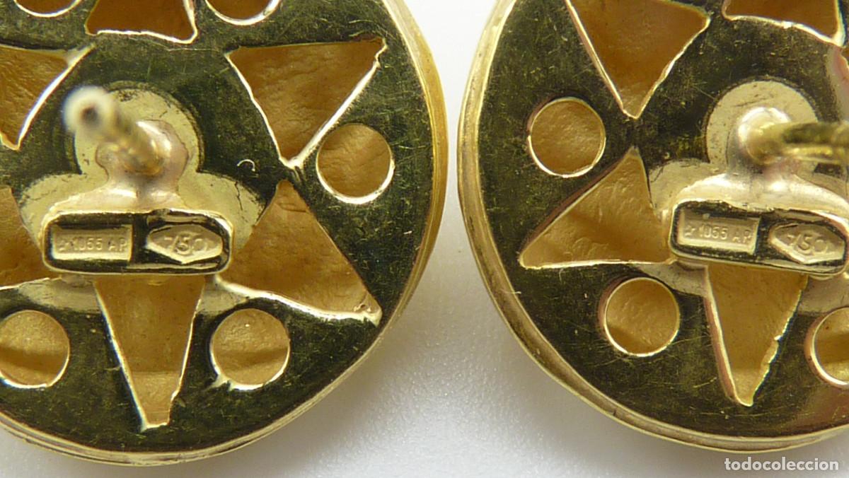Joyeria: PENDIENTES BOTON EN ORO DE 18 KLTS.(750MM) - Foto 13
