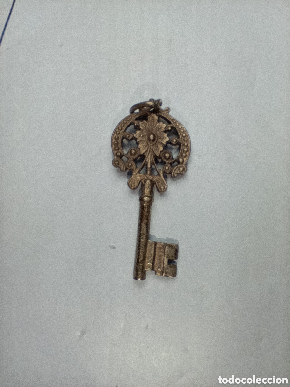 Joyeria: ANTIGUO COLGANTE DE LLAVE,PLATA - Foto 2
