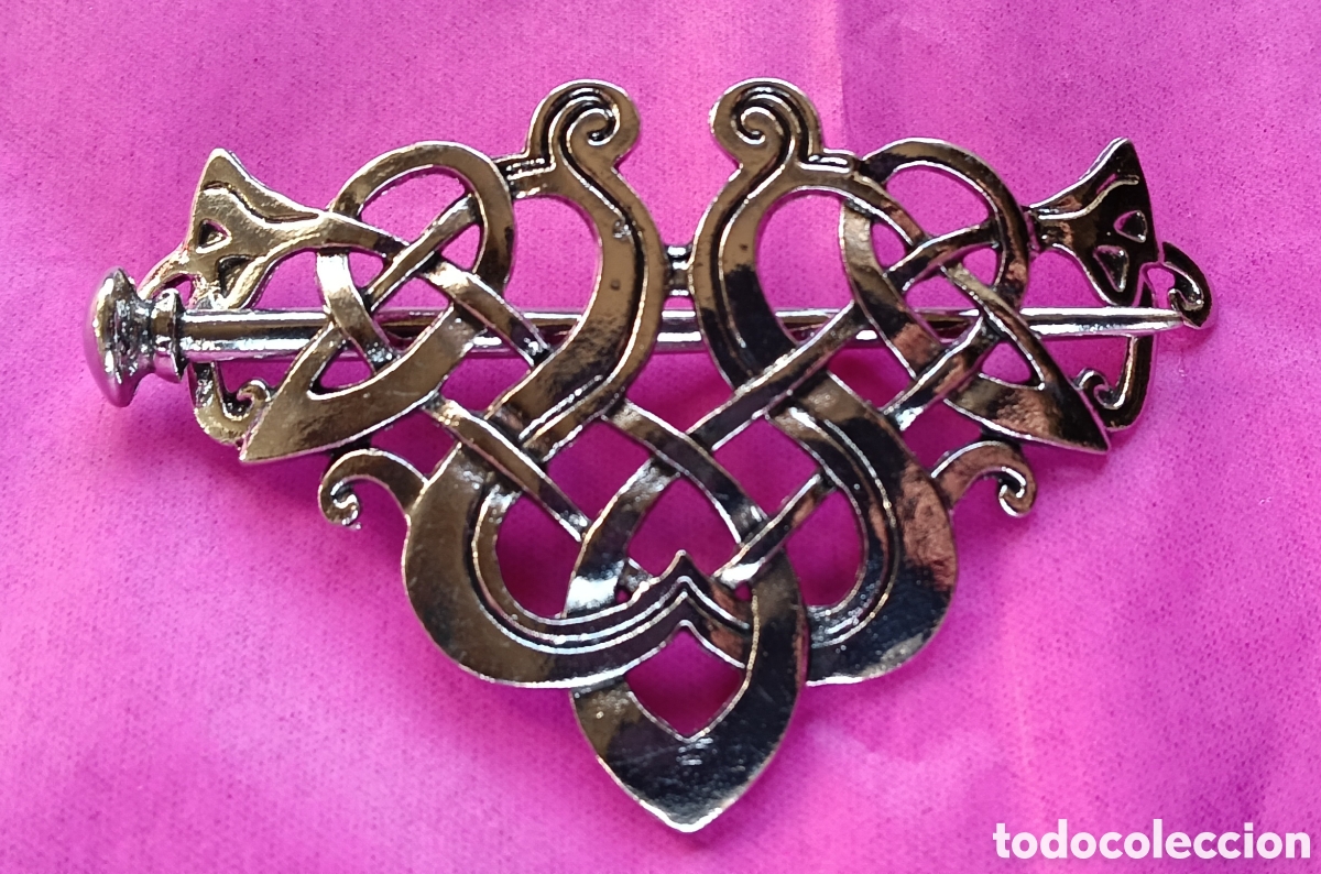 Joyeria: Pinza para el cabello,- nudo celta. - Foto 1