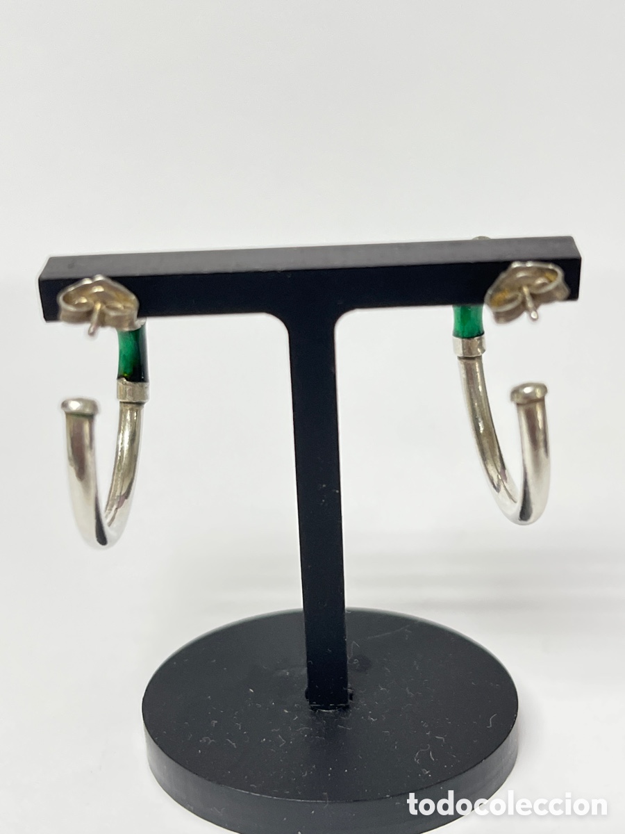 Joyeria: Criollas de plata y esmalte /P146 - Foto 3