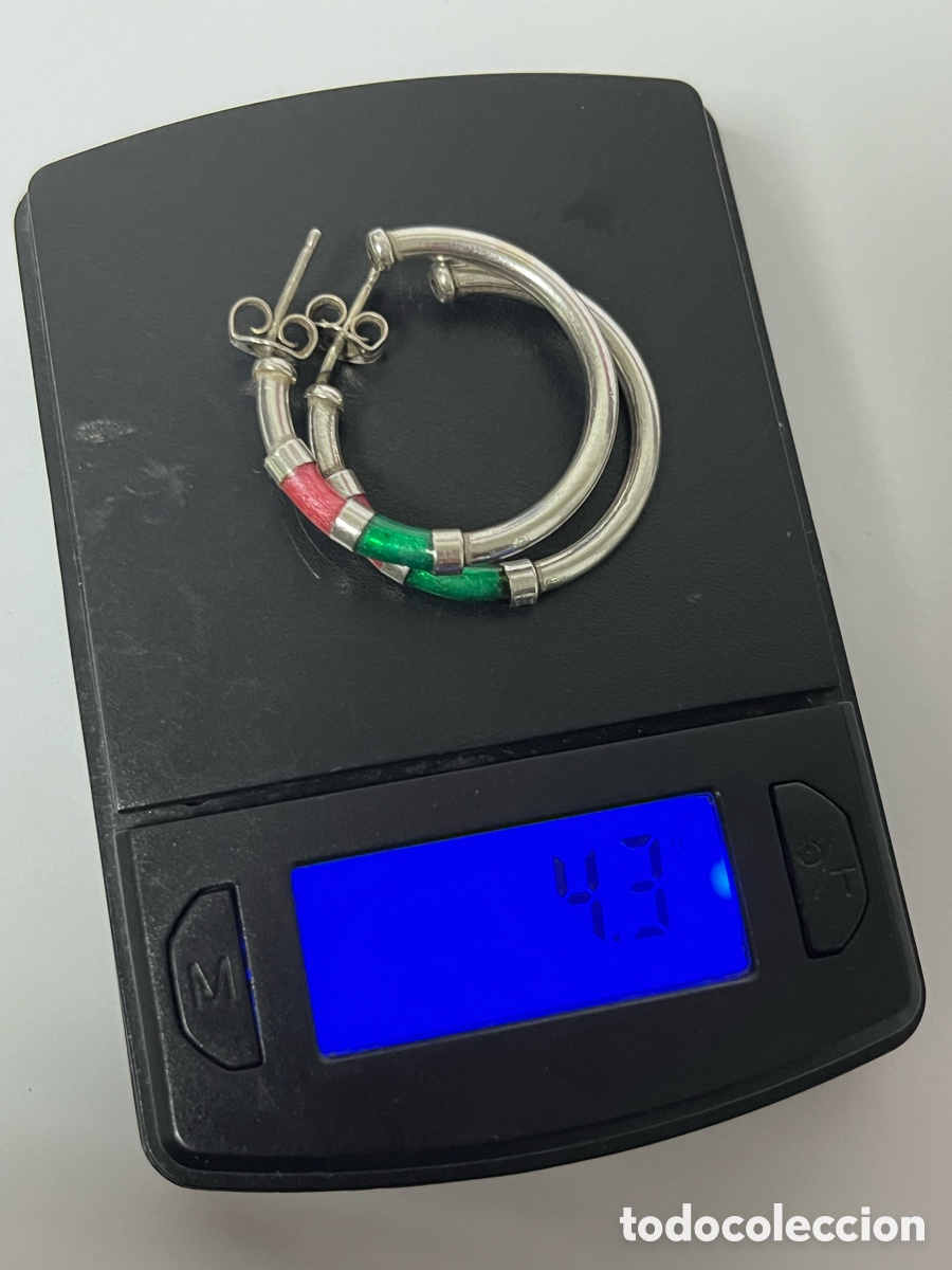 Joyeria: Criollas de plata y esmalte /P146 - Foto 6