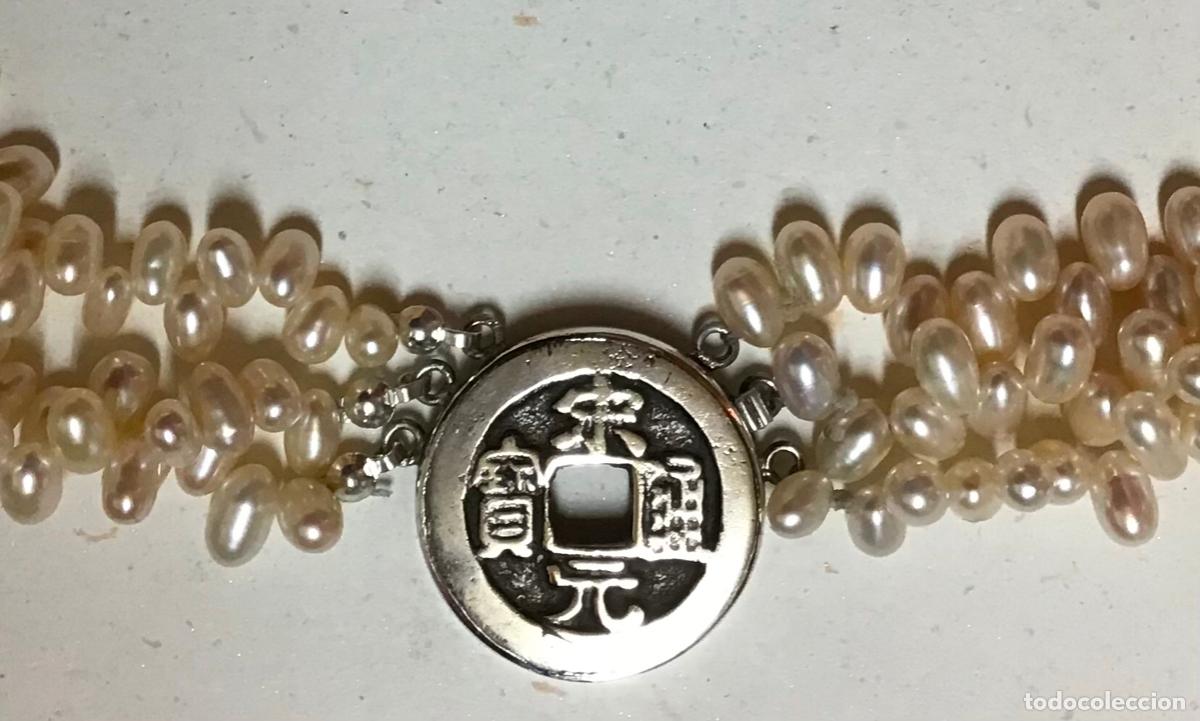 Joyeria: COLLAR DE PERLAS Y PLATA - Foto 4