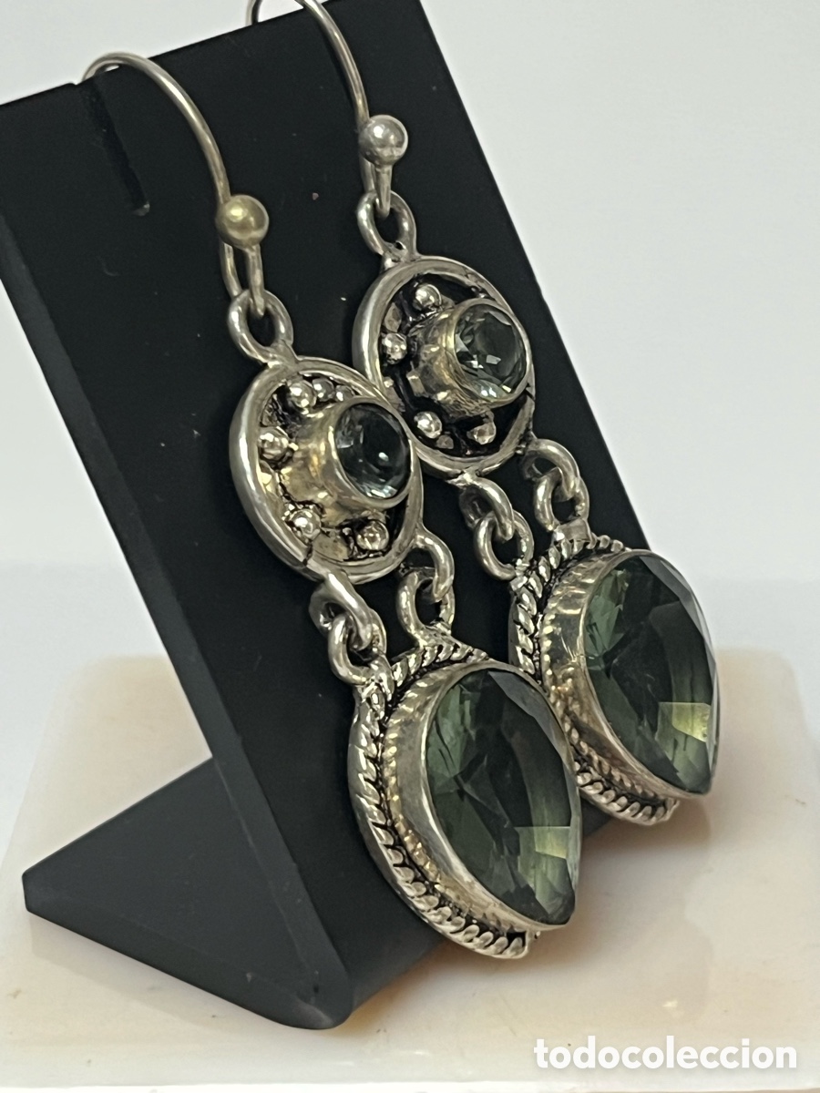 Joyeria: Pendientes de plata y tan Anita /P146 - Foto 3