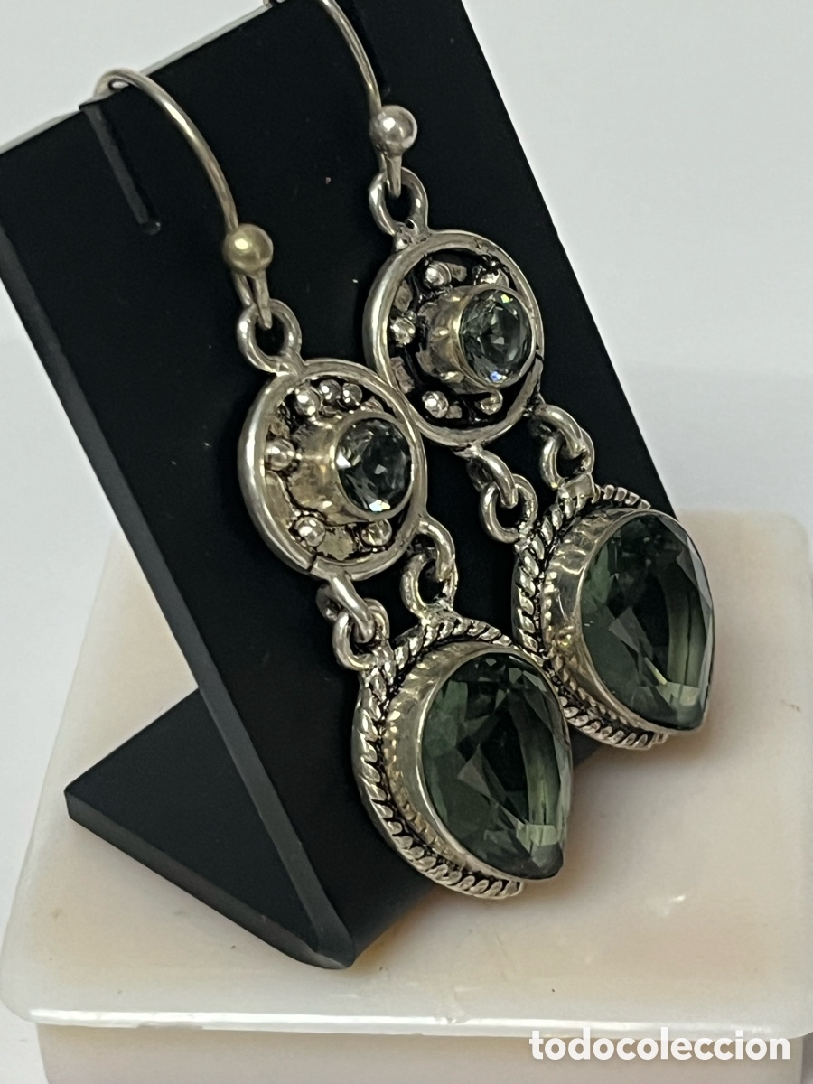 Joyeria: Pendientes de plata y tan Anita /P146 - Foto 4