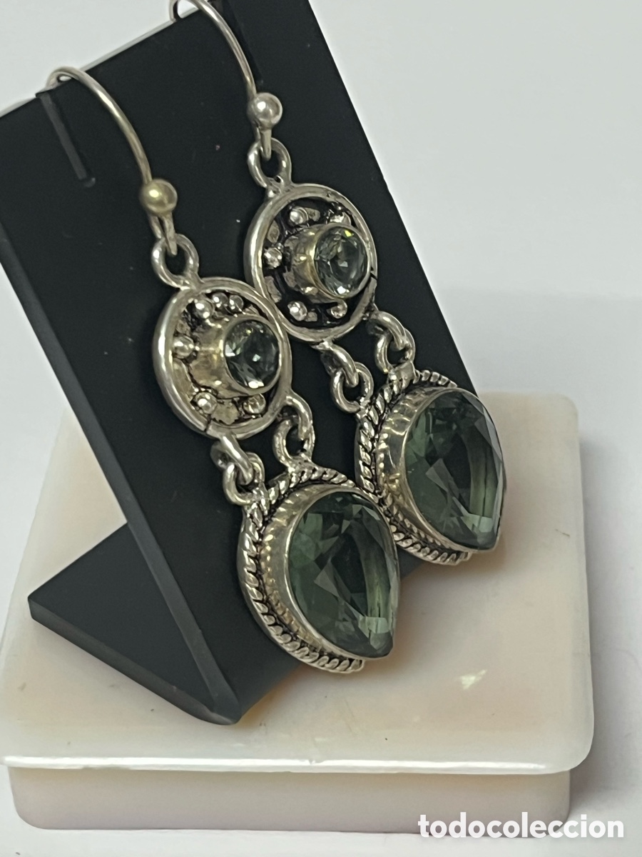 Joyeria: Pendientes de plata y tan Anita /P146 - Foto 5