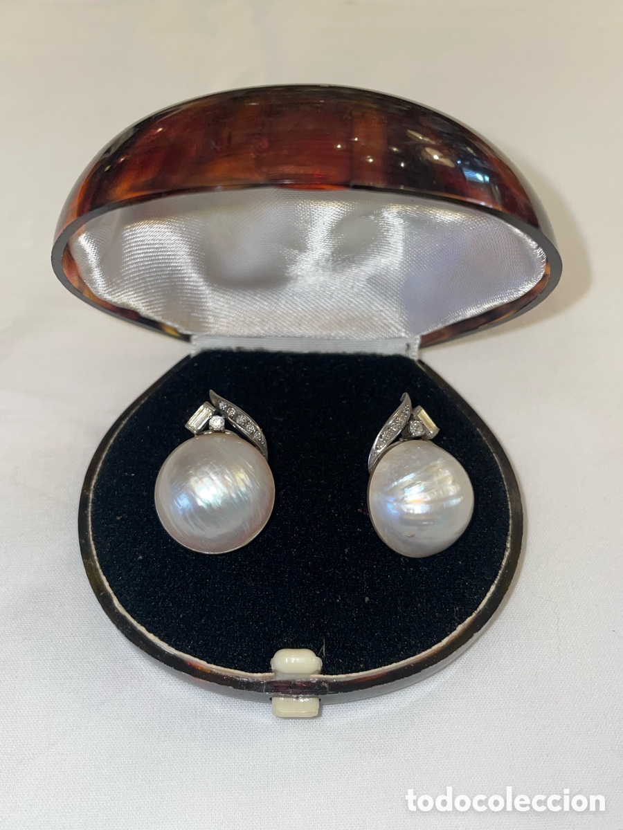 Joyeria: Pendientes de Oro 18K y perlas barrocas. - Foto 2
