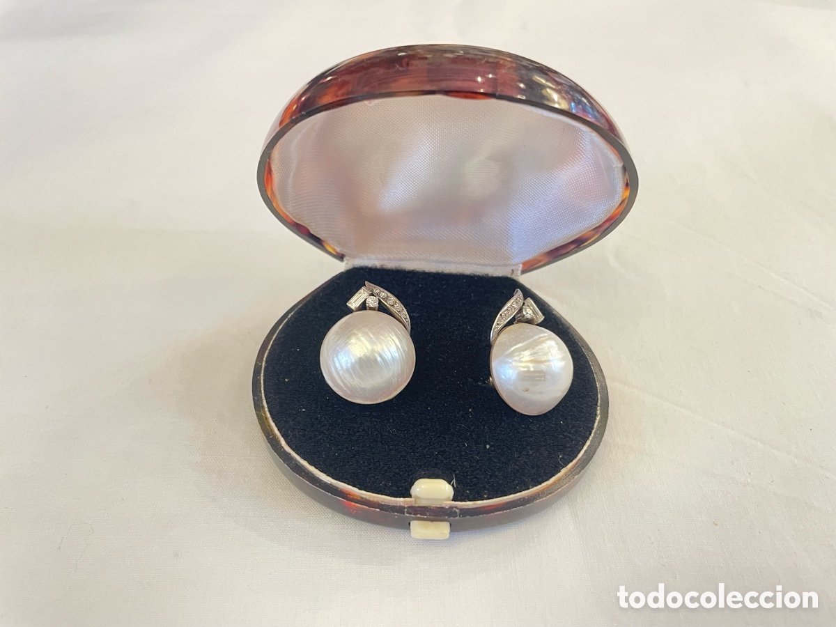 Joyeria: Pendientes de Oro 18K y perlas barrocas. - Foto 1