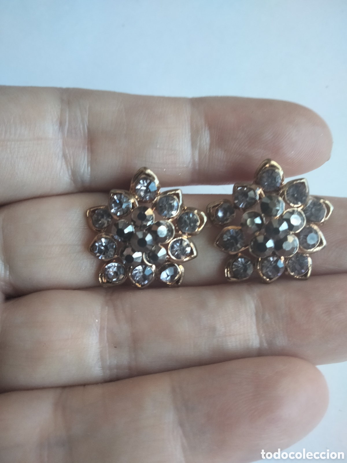 Gioielleria: Magn&iacute;ficos pendientes vintage de cristal checo a&ntilde;os 60s