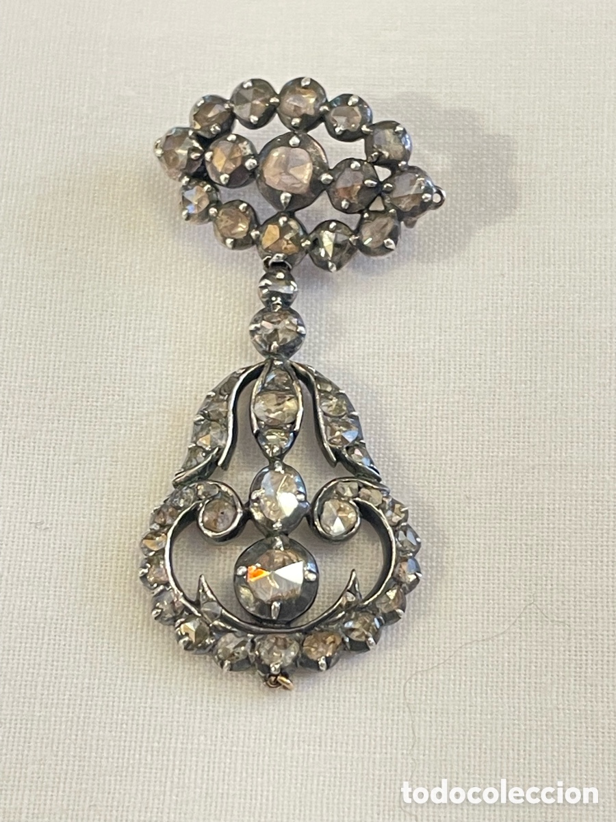 Joyeria: Broche de Oro 18K del S.XIX. - Foto 1