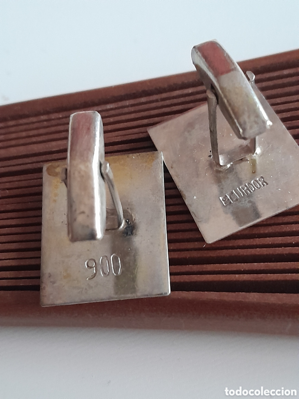 Joyeria: GEMELOS DE PLATA DE ECUADOR. VINTAGE - Foto 5