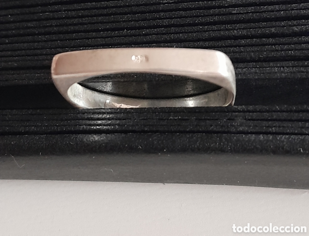 Joyeria: ANILLO DE PLATA.MACIZO CUADRADO. MEDIDA 20 - Foto 3