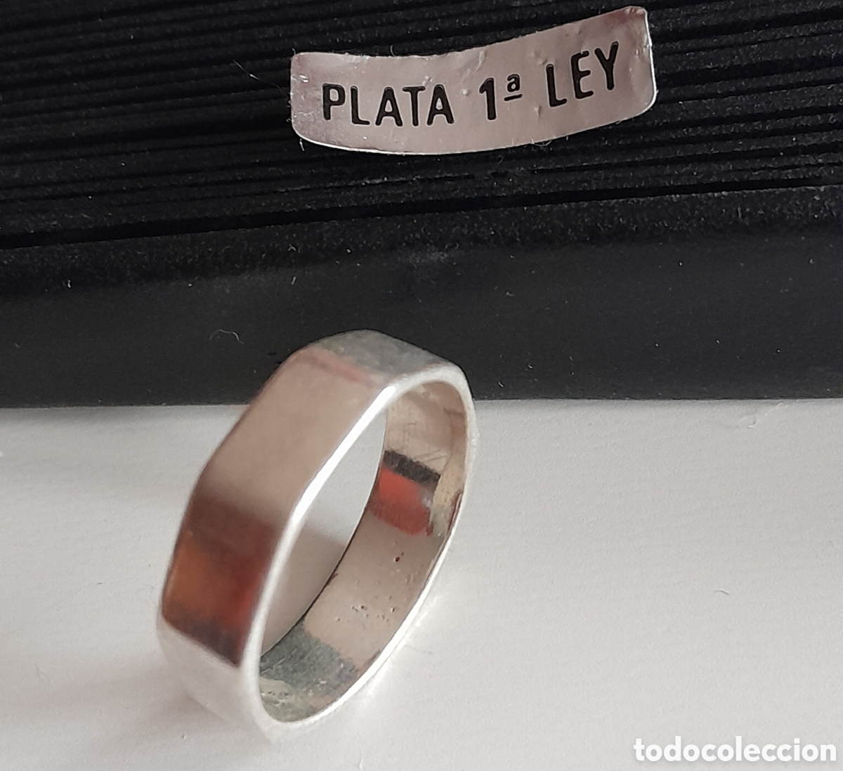 Joyeria: ANILLO DE PLATA MACIZA HEXAGONAL.MEDIDA 17 - Foto 4