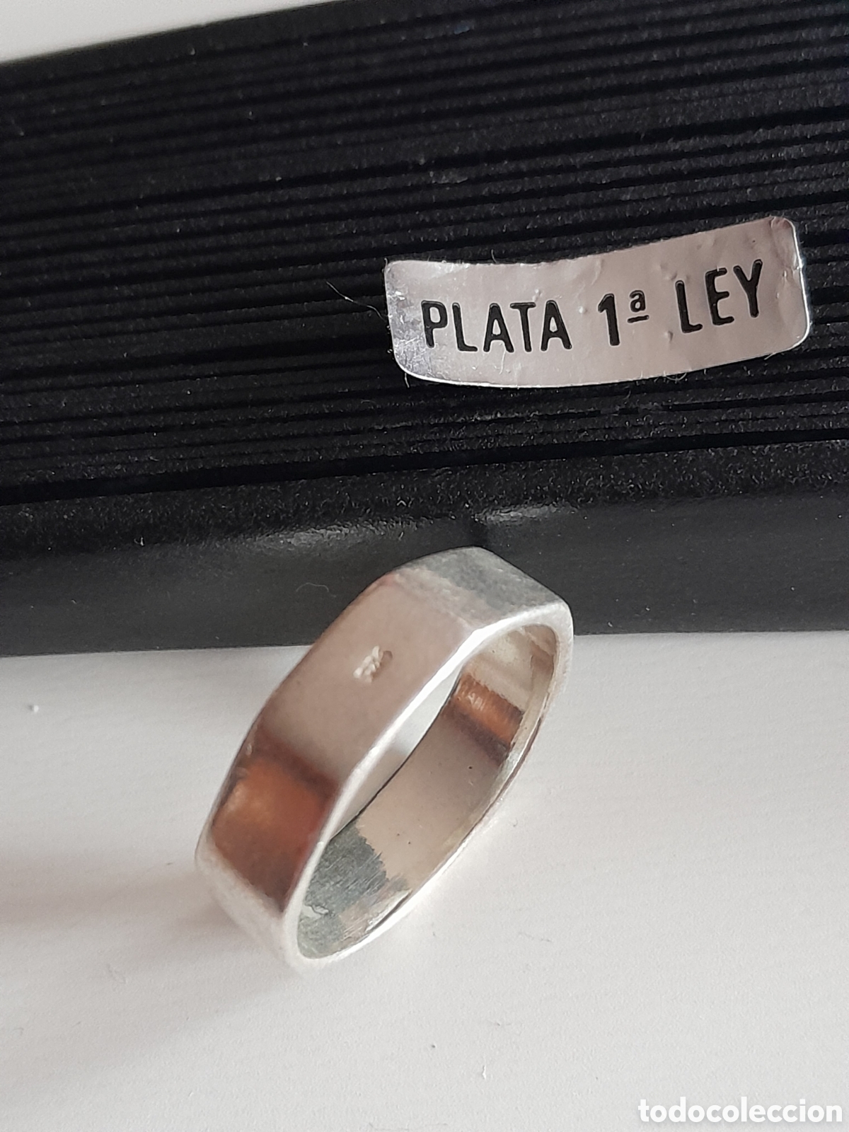 Joyeria: ANILLO DE PLATA MACIZA HEXAGONAL.MEDIDA 17 - Foto 5