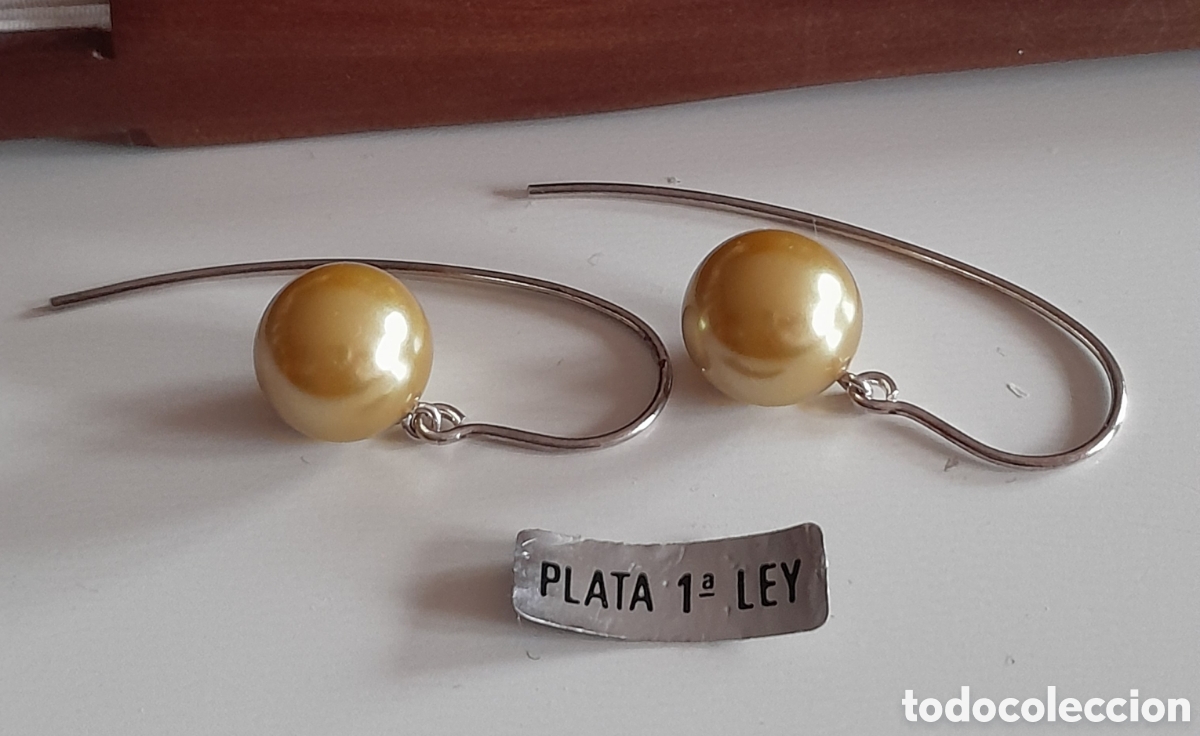 Joyeria: PENDIENTES DE PLATA CON PERLAS - Foto 2