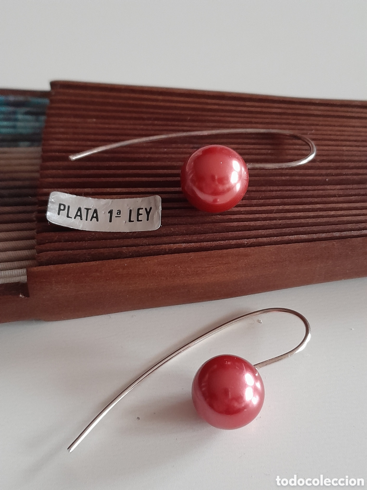 Joyeria: PENDIENTES DE PLATA CON PERLAS DE COLOR - Foto 3