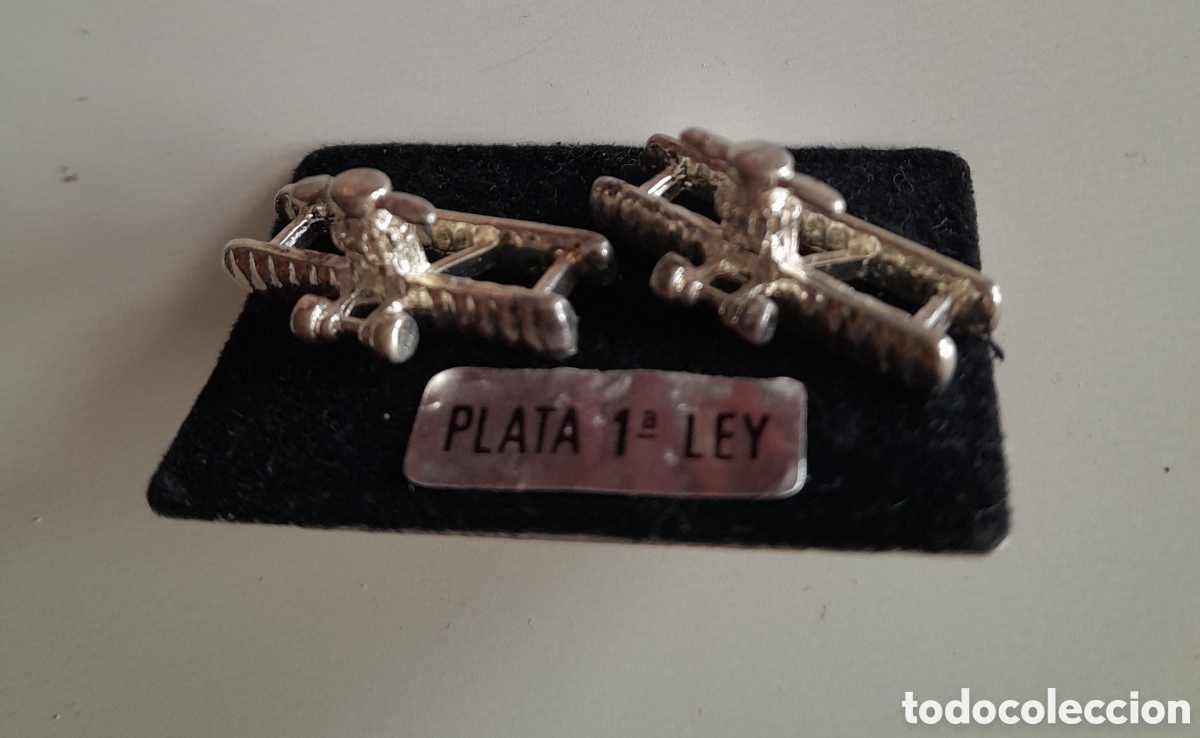 Joyeria: PENDIENTES DE PLATA MACIZOS. AVIONETAS - Foto 4