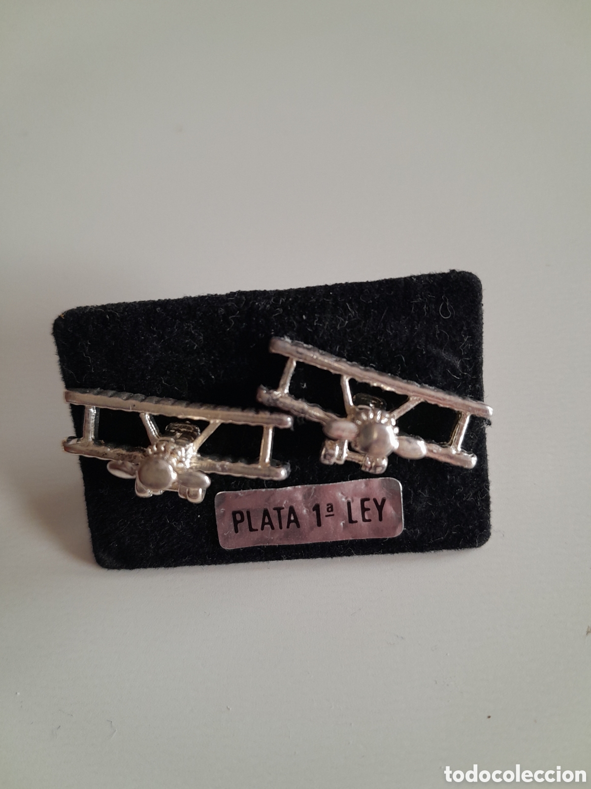 Joyeria: PENDIENTES DE PLATA MACIZOS. AVIONETAS - Foto 3