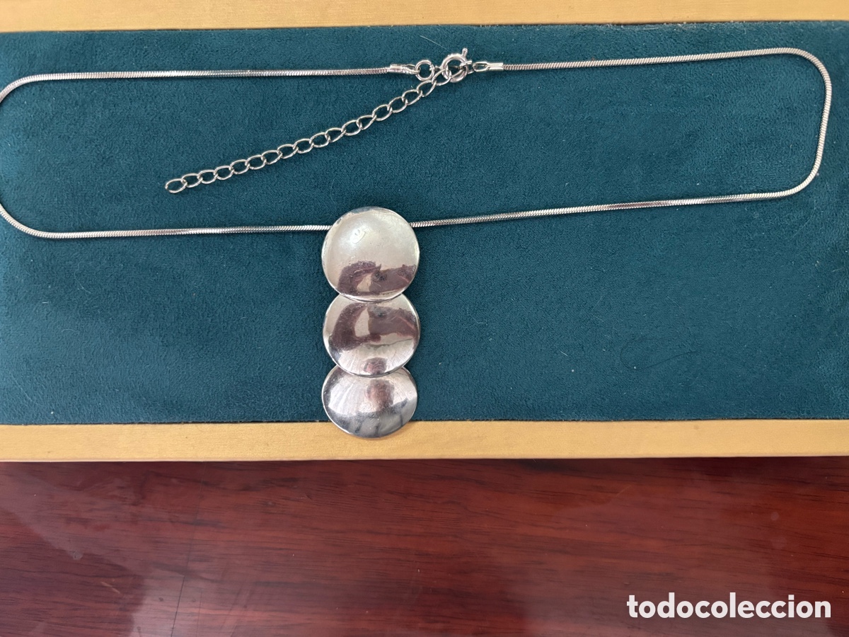 Joyeria: Gargantilla de metal plateado - Foto 1