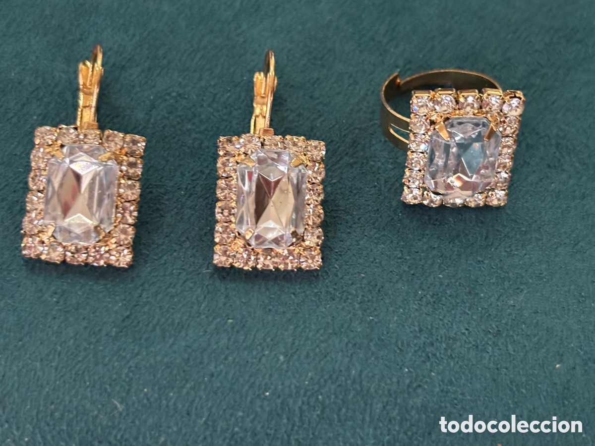 Joyeria: Pendientes y anillo de bisuter&iacute;a - Foto 1