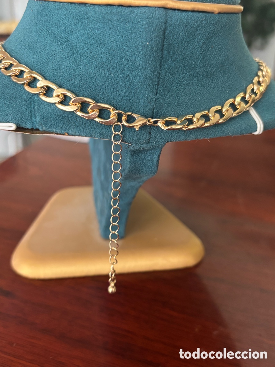 Joyeria: Gargantilla de bisuter&iacute;a dorada - Foto 2