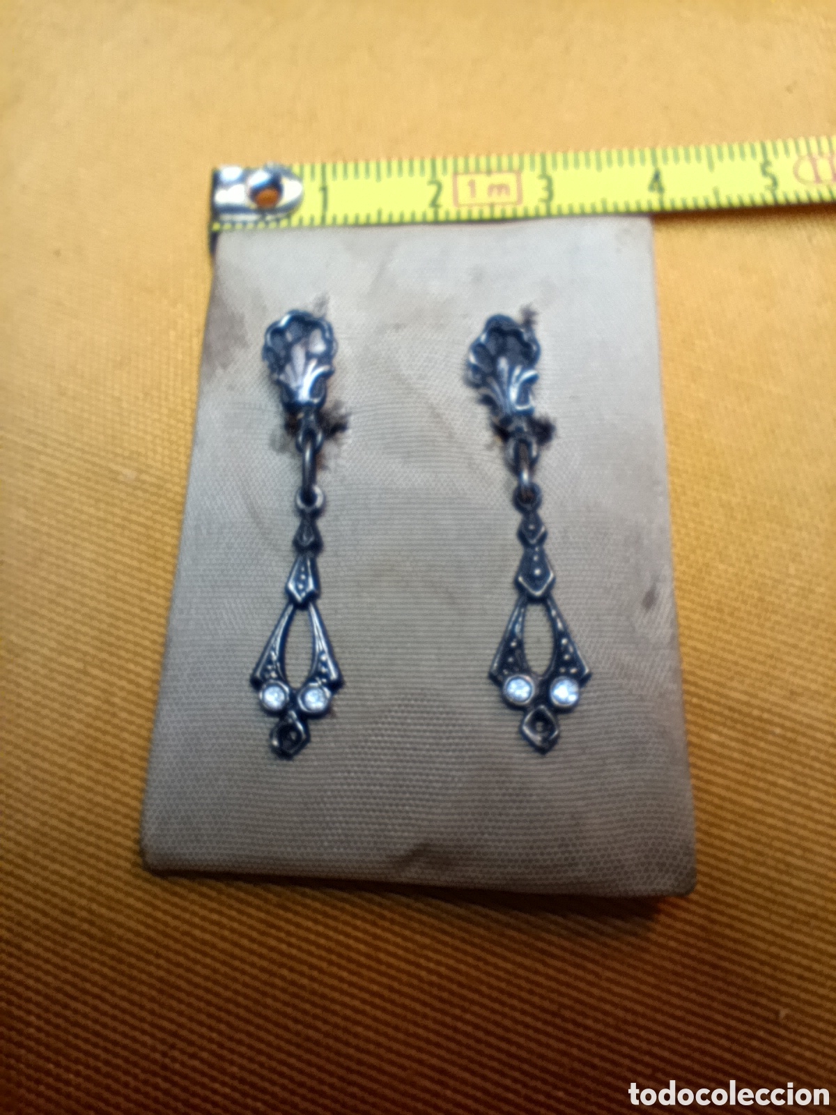 Joyeria: Pendientes plata antiguos - Foto 2