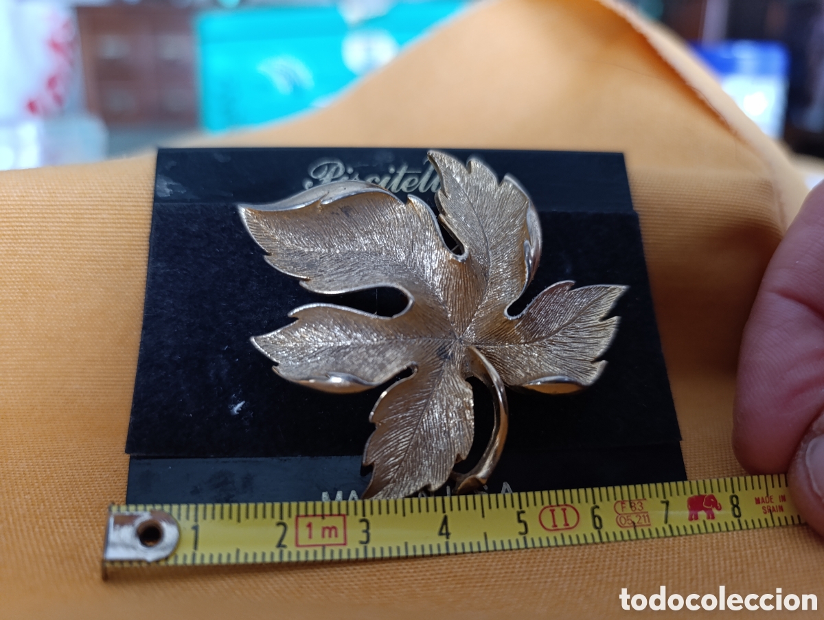 Joyeria: Broche chapado oro 18 kilates - Foto 2