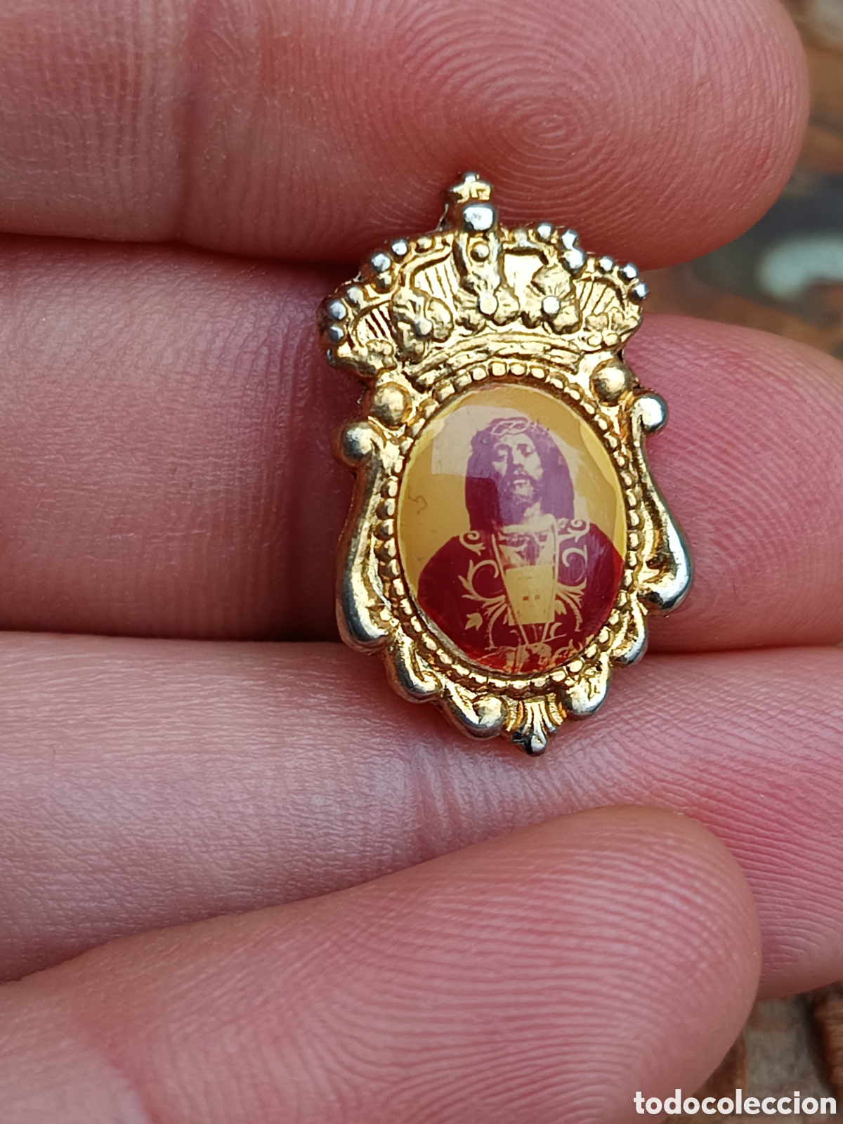 Joyeria: Insignia Alfiler Cristo del Poder Jesus pin de Jesucristo - Foto 1