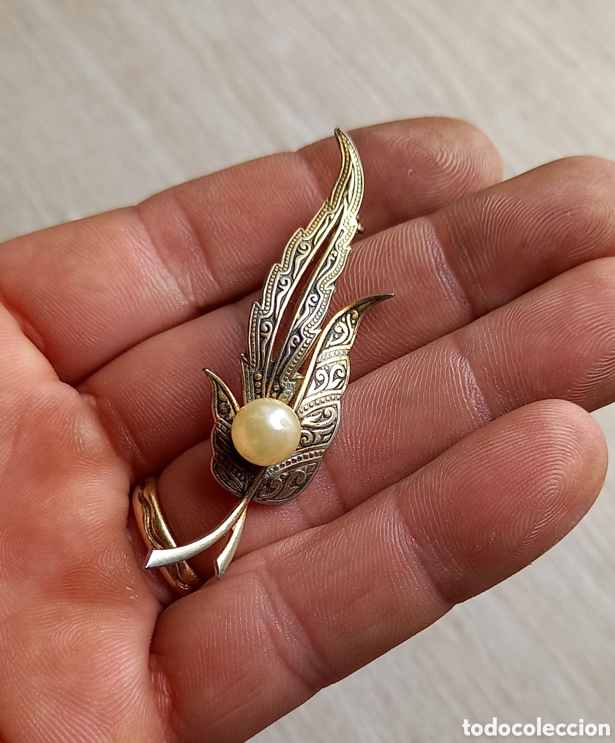 Joyeria: BONITO IMPERDIBLE O BROCHE HOJA - Foto 1