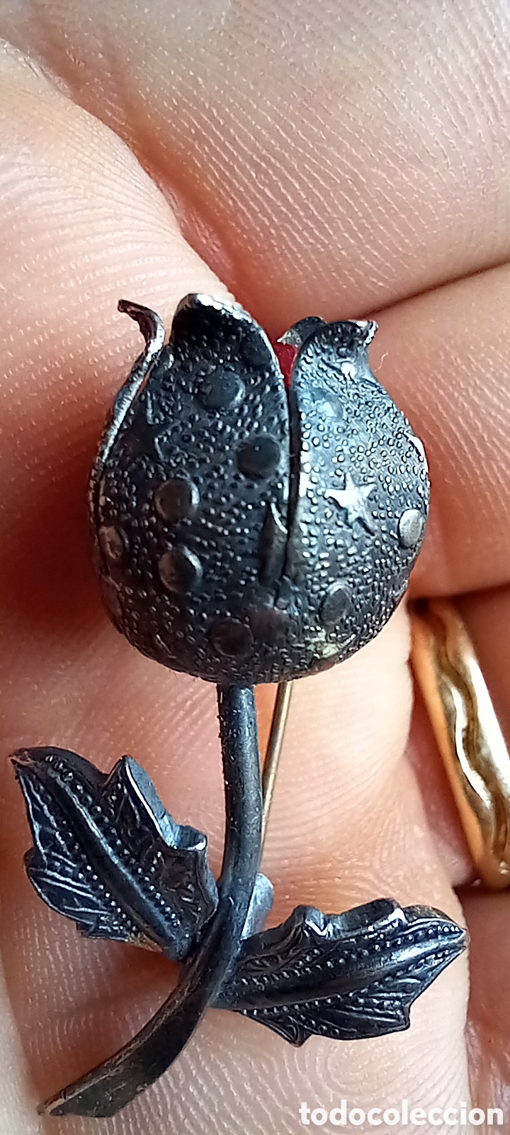 Joyeria: BONITO IMPERDIBLE O BROCHE FLOR DE LA GRANADA - Foto 7