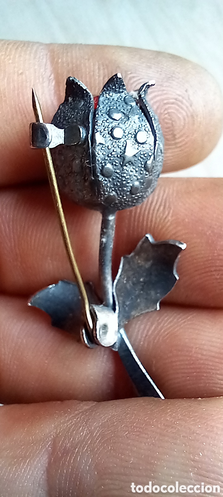 Joyeria: BONITO IMPERDIBLE O BROCHE FLOR DE LA GRANADA - Foto 9