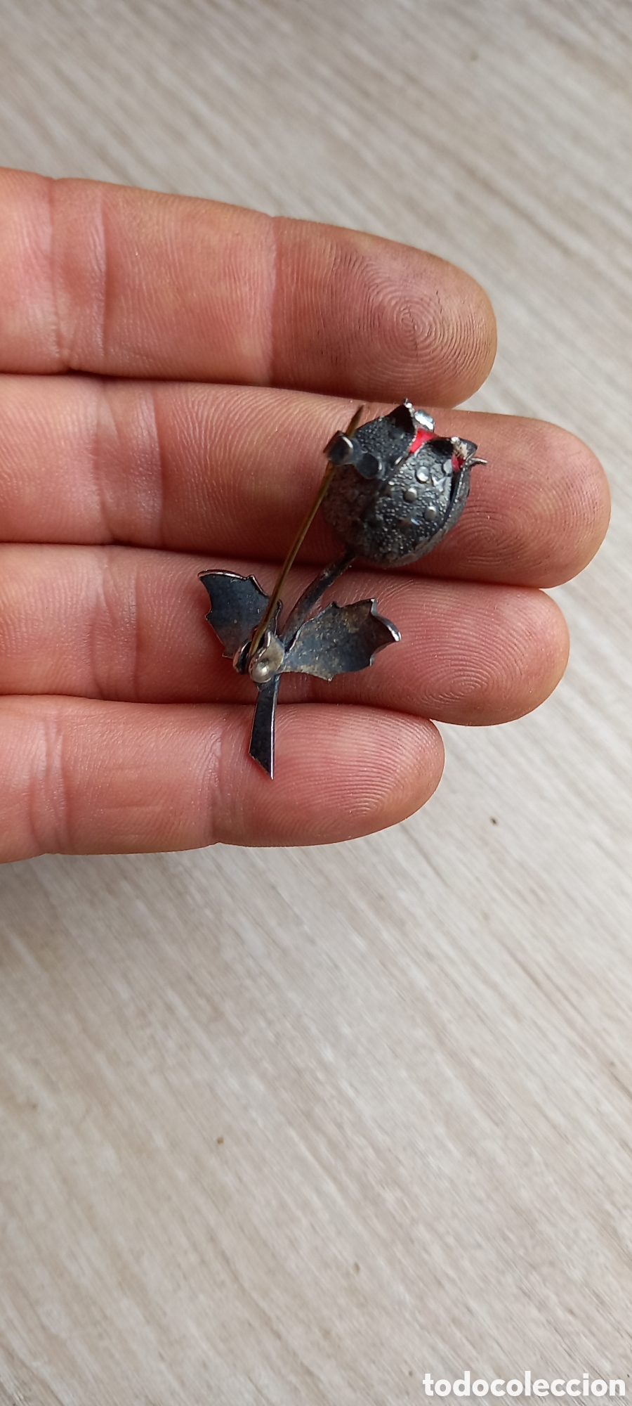 Joyeria: BONITO IMPERDIBLE O BROCHE FLOR DE LA GRANADA - Foto 2