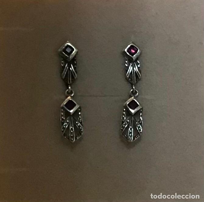 Joyeria: PENDIENTES DE PLATA Y AMATISTAS - Foto 2