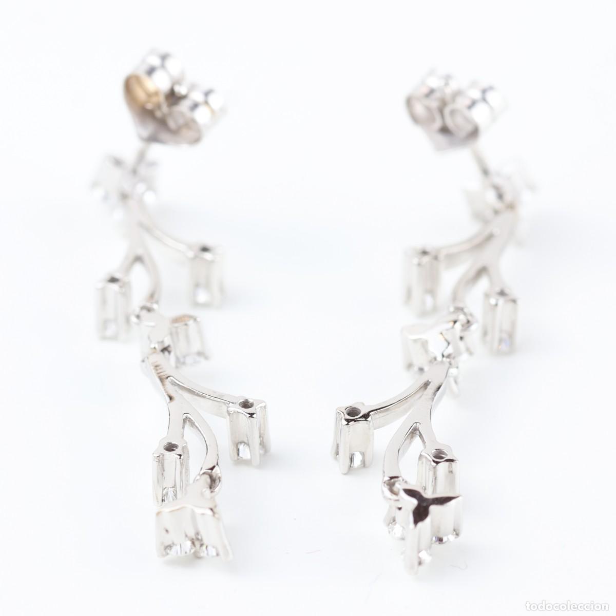 Joyeria: Pendientes alargados con brillantes - Foto 6