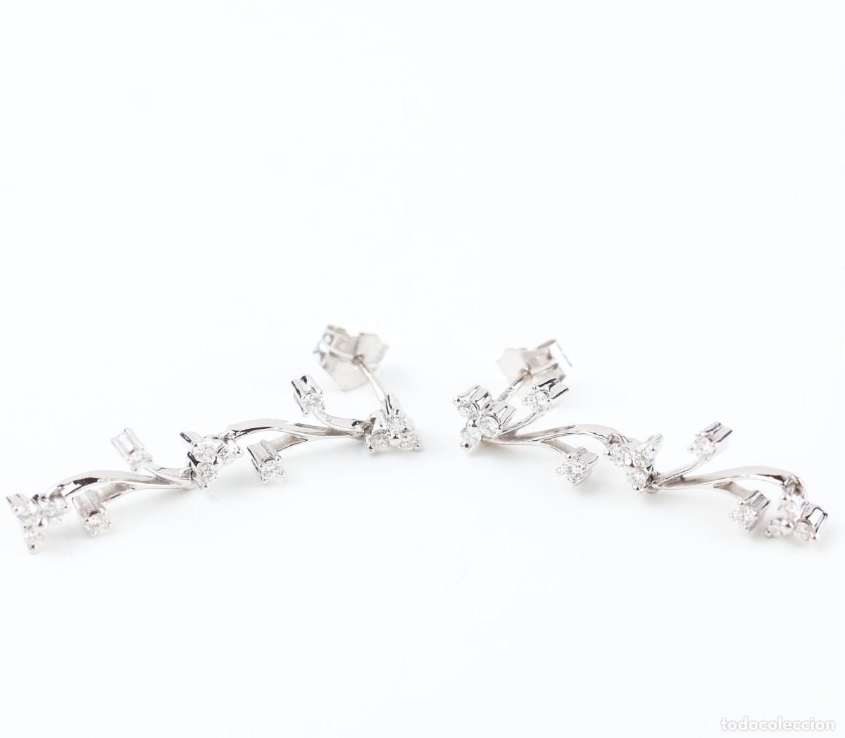 Joyeria: Pendientes alargados con brillantes - Foto 7