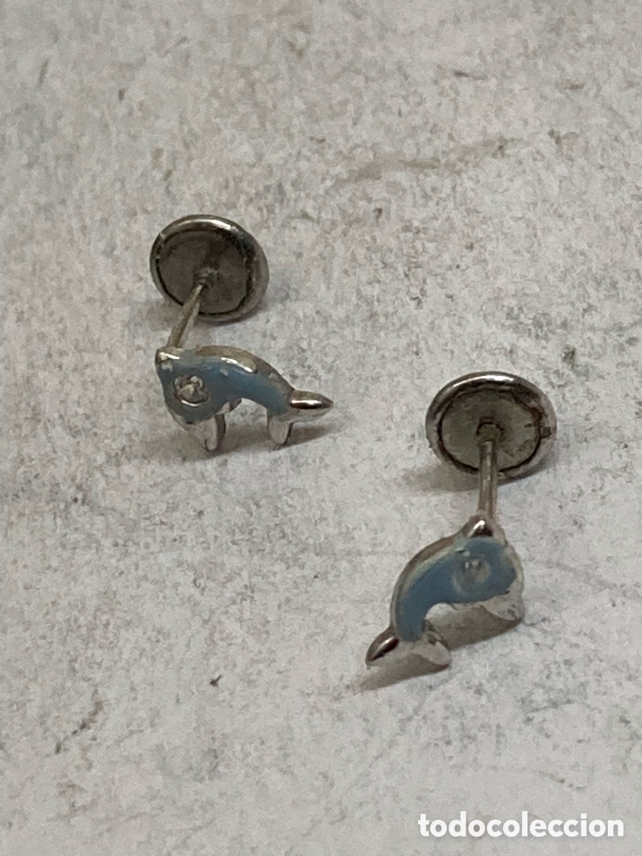 Joyeria: Pendientes bebe de plata P233 - Foto 1