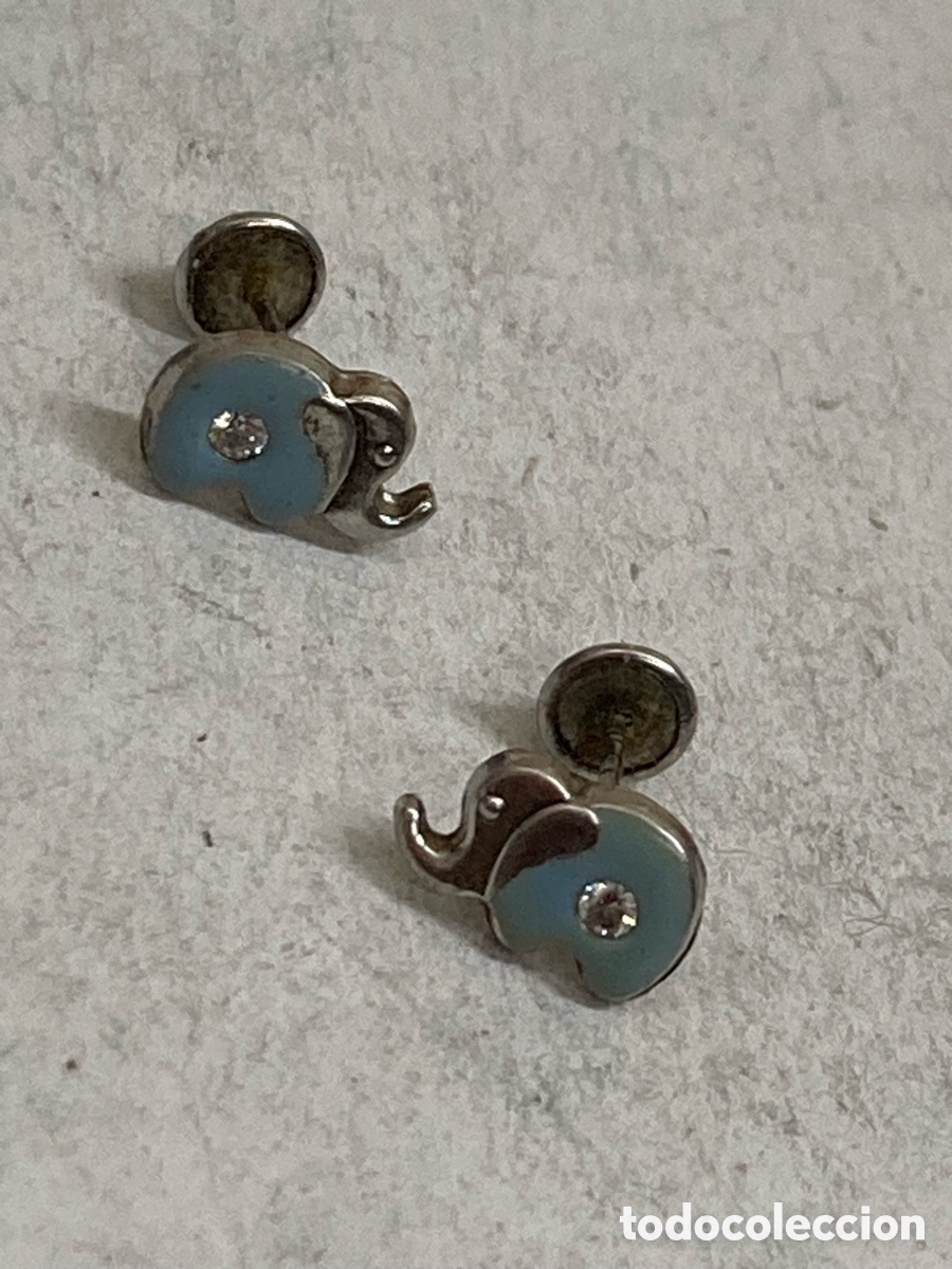 Joyeria: Pendientes bebe de plata P233 - Foto 1