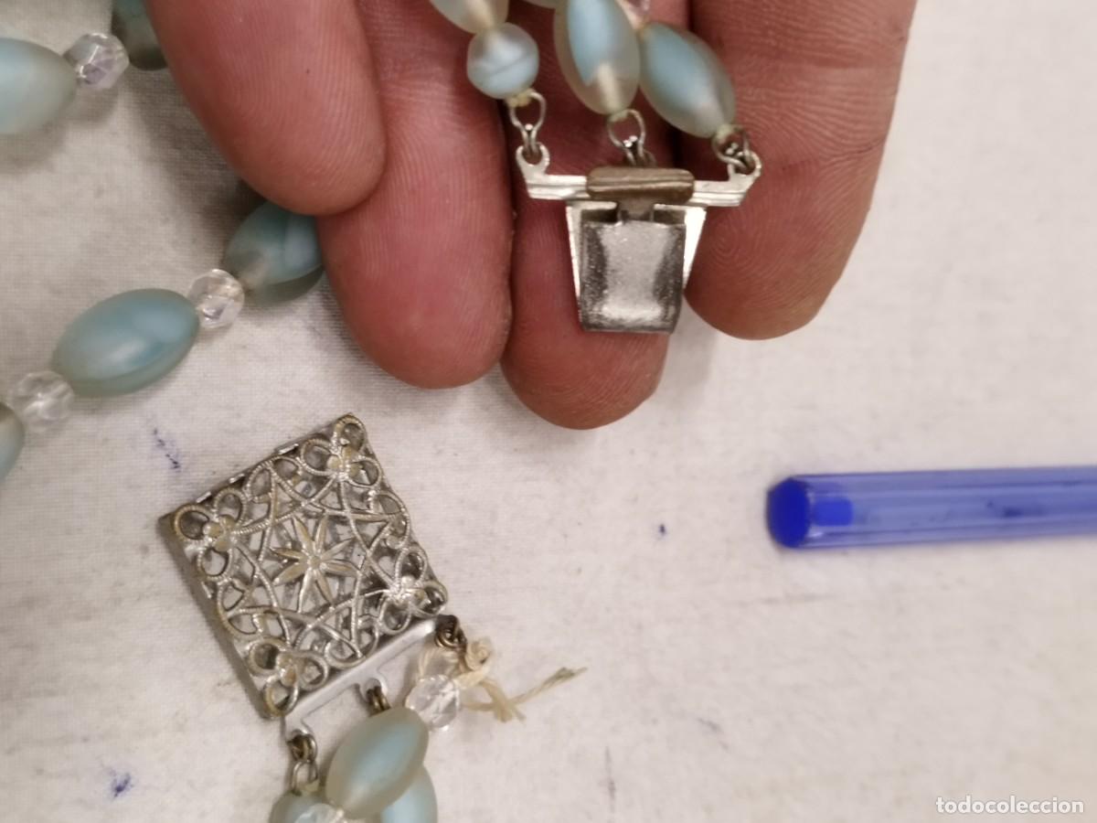 Joyeria: Antiguo collar de cuentas, de tres collares. - Foto 9