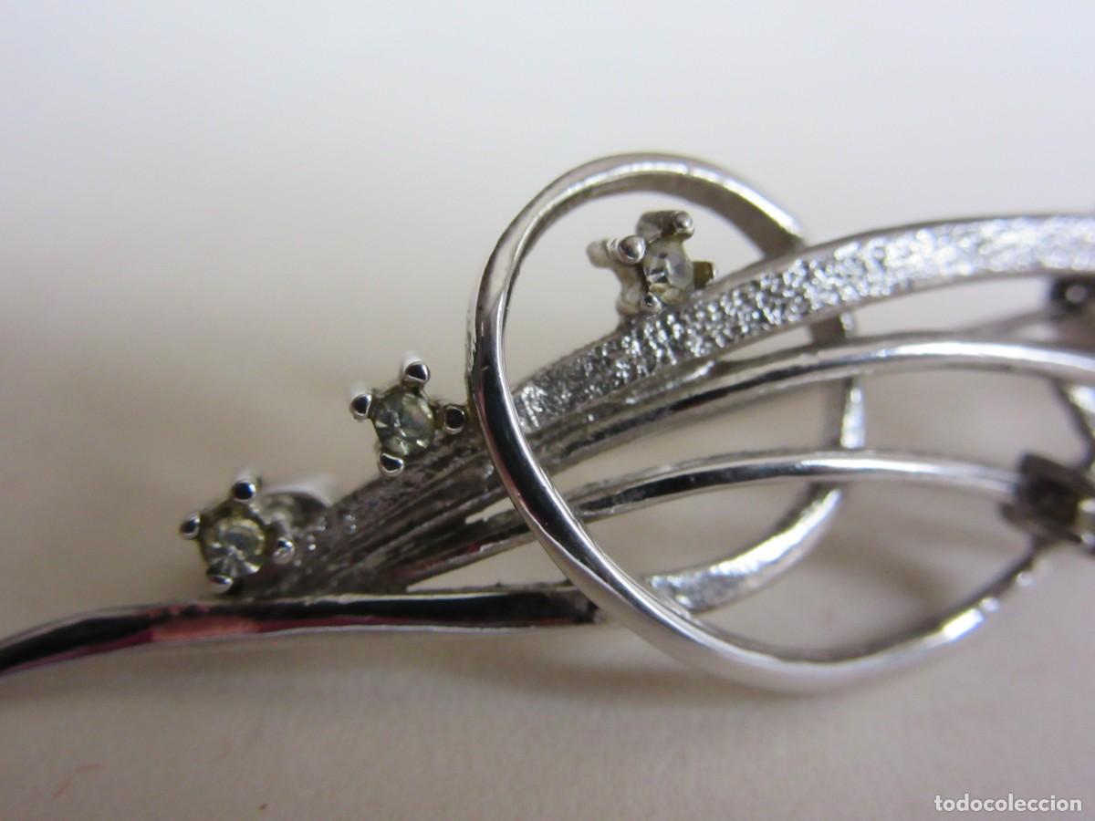 Joyeria: BROCHE EN FORMA DE RAMITA EN PLATA 835 - Foto 4