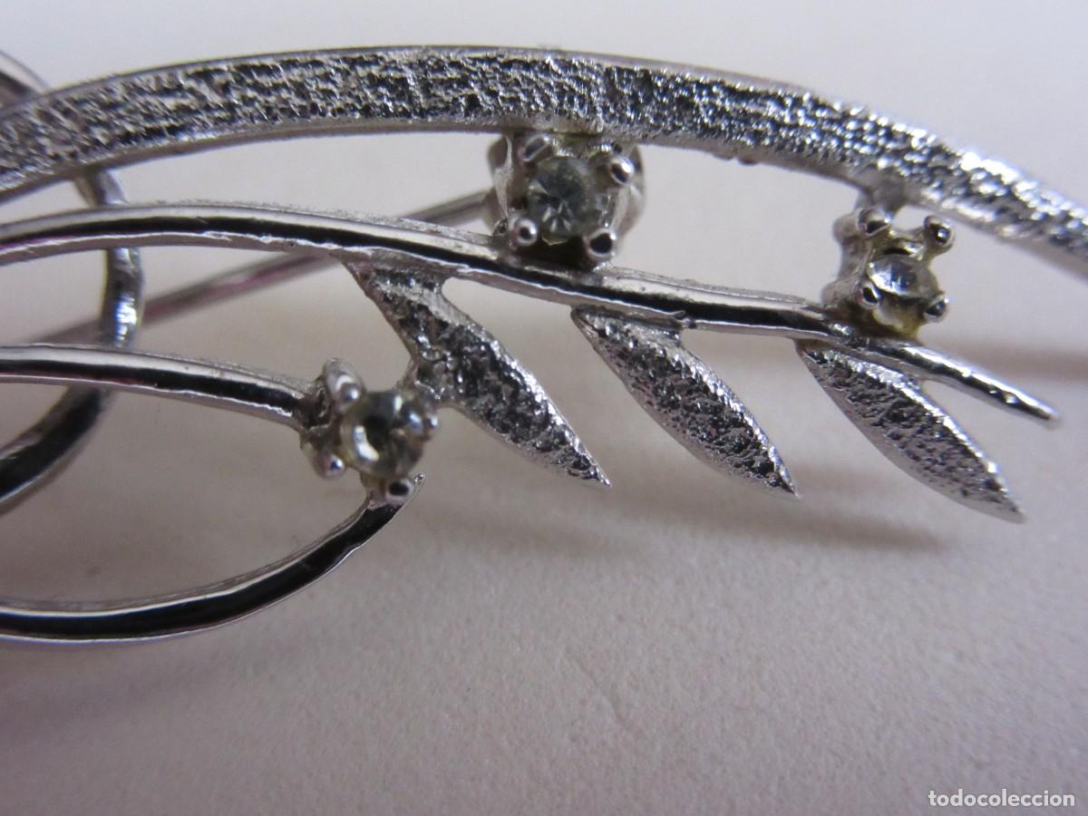 Joyeria: BROCHE EN FORMA DE RAMITA EN PLATA 835 - Foto 5