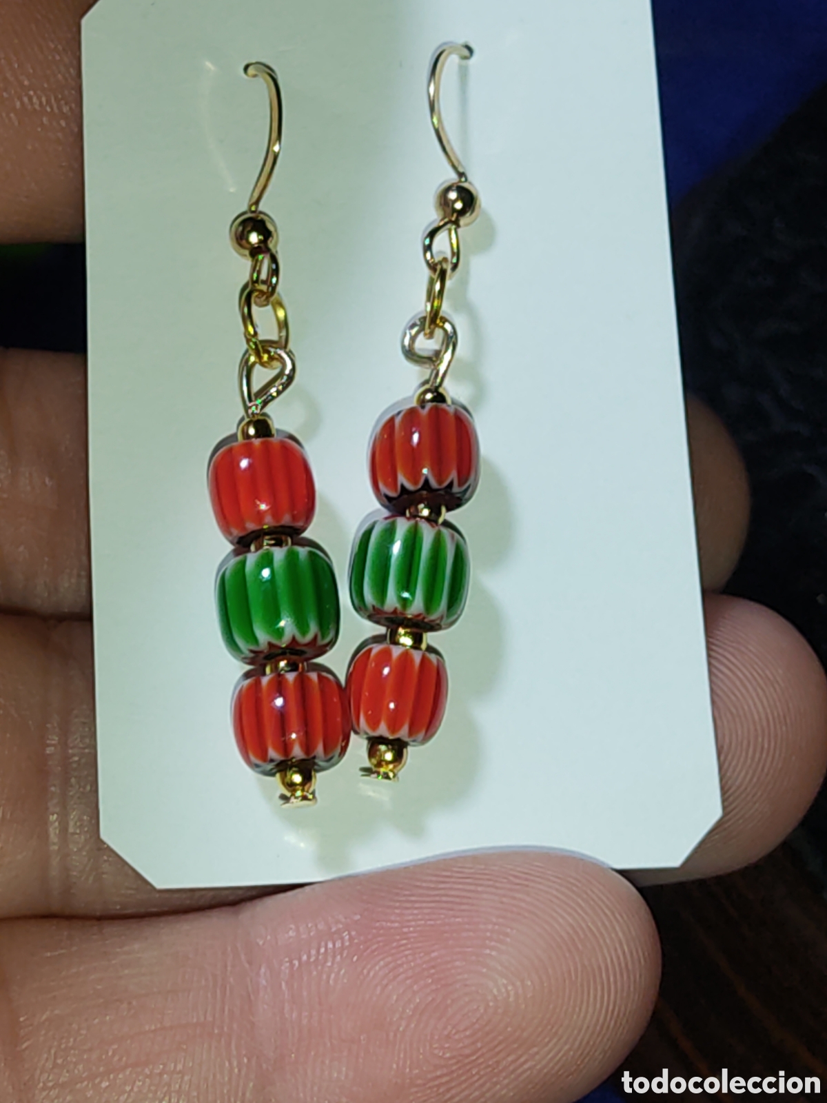 Joyeria: Pendientes de cristal de Murano. - Foto 2