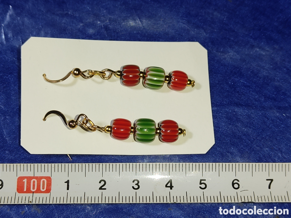 Joyeria: Pendientes de cristal de Murano. - Foto 4
