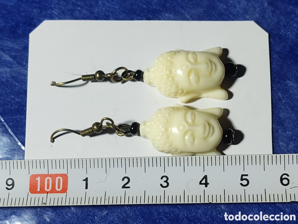 Joyeria: Pendientes diosa Shiva de cinabrio. - Foto 3