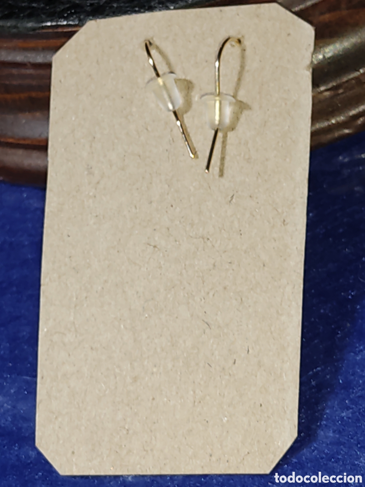 Joyeria: Pendientes de opalina azul y roja y coral blanco. - Foto 4