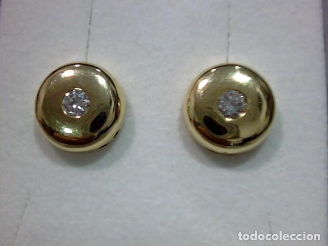 Joyeria: pendientes oro 18 kts y diamantes - Foto 6